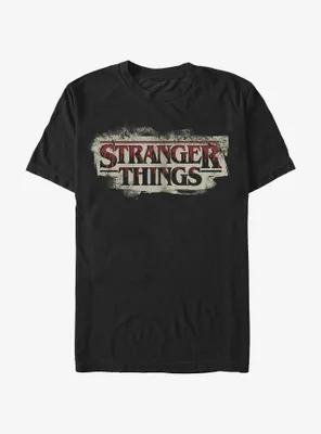 Stranger Things Drippy Blood Logo T-Shirt
