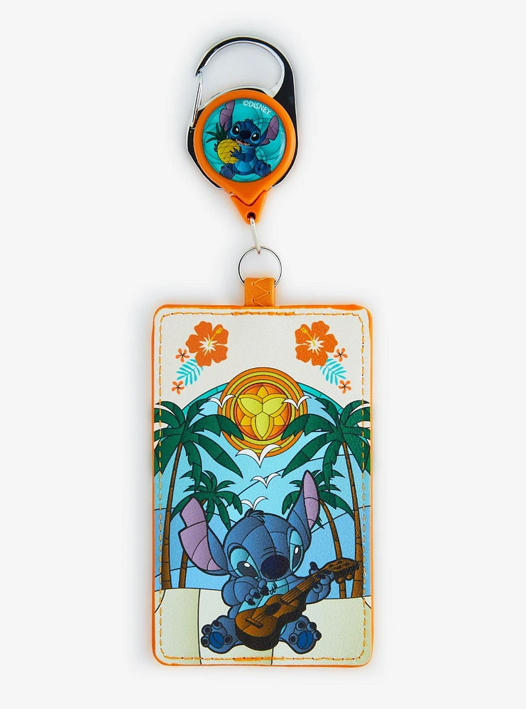 Disney Lilo & Stitch Ukulele Stained Glass Lanyard — BoxLunch Exclusive