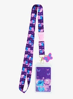 Disney Lilo & Stitch Angel Hearts and Butterflies Lanyard — BoxLunch Exclusive