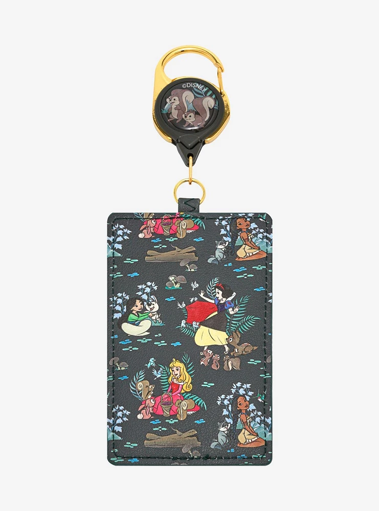 Disney Princesses and Animals Allover Print Retractable Lanyard -  BoxLunch Exclusive