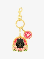 Loungefly Star Wars Darth Vader Floral Multi Charm Keychain — BoxLunch Exclusive