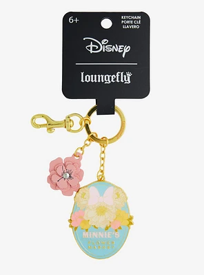 Loungefly Disney Minnie Mouse Flower Market Keychain — BoxLunch Exclusive