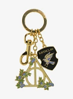 Loungefly Harry Potter Deathly Hallows Ravenclaw Multi-Charm Keychain — BoxLunch Exclusive