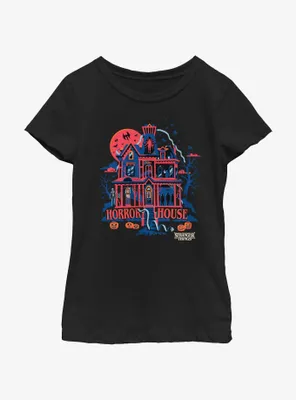 Stranger Things Haunted Vecna House Youth Girls T-Shirt