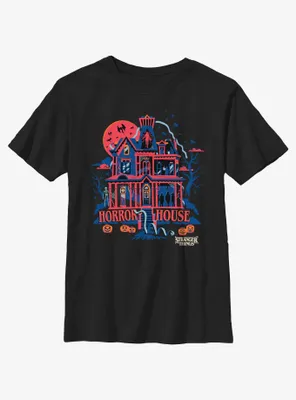 Stranger Things Haunted Vecna House Youth T-Shirt