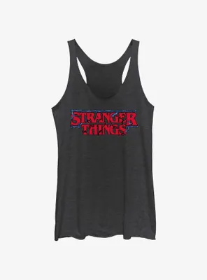 Stranger Things Intertwined Vines Logo Womens Tank Top