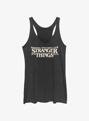 Stranger Things Boney Logo Womens Tank Top