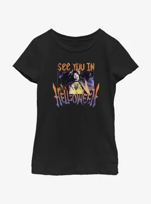 Stranger Things Eddie Munson See You Helloween Youth Girls T-Shirt