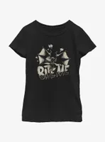 Stranger Things Demobat Bite Me Youth Girls T-Shirt