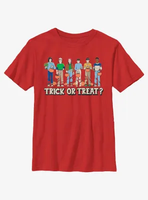 Stranger Things Trick Or Treat Crew Youth T-Shirt