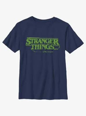 Stranger Things Destructive Logo Youth T-Shirt