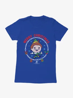 Elf Merry Christmas Buddy Womens T-Shirt