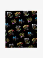 Teenage Mutant Ninja Turtles: Mutant Mayhem Ninja Turtle Names Throw Blanket