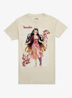 Demon Slayer: Kimetsu No Yaiba Nezuko Boyfriend Fit Girls T-Shirt