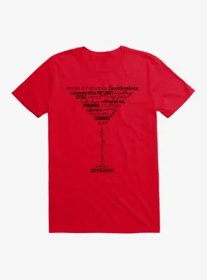 Sex And The City Martini Glass T-Shirt