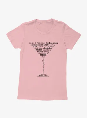 Sex And The City Martini Glass Womens T-Shirt