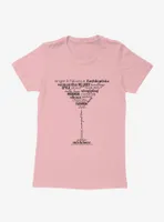 Sex And The City Martini Glass Womens T-Shirt