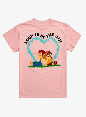 Disney Pixar Up Young Couple Boyfriend Fit Girls T-Shirt
