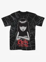 Emily The Strange Spider Boyfriend Fit Girls T-Shirt