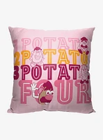 Disney Pixar Toy Story Mr Potato Head For Potato Printed Throw Pillow