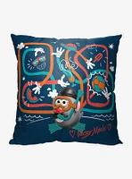 Disney Pixar Toy Story Mr Potato Head Vacay Mode Printed Throw Pillow