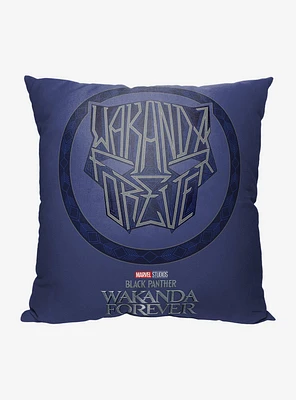 Marvel Black Panther Symbol Printed Throw Pillow