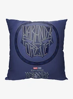 Marvel Black Panther Symbol Printed Throw Pillow
