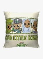 Marvel I Am Groot Cute Little Scamp Printed Throw Pillow