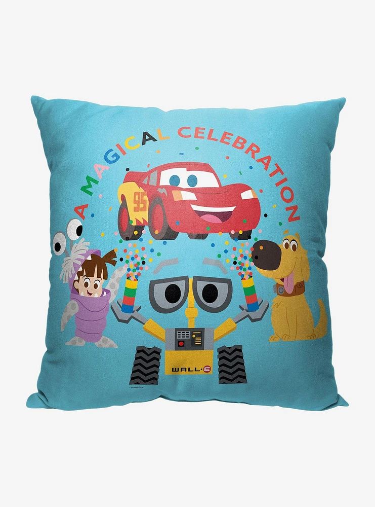 Disney100 Magical Celebration Pixar Group Printed Throw Pillow