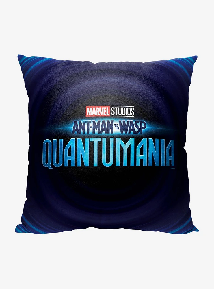 Marvel Ant Man Quantumania Vortex Title Printed Throw Pillow