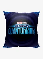 Marvel Ant Man Quantumania Vortex Title Printed Throw Pillow