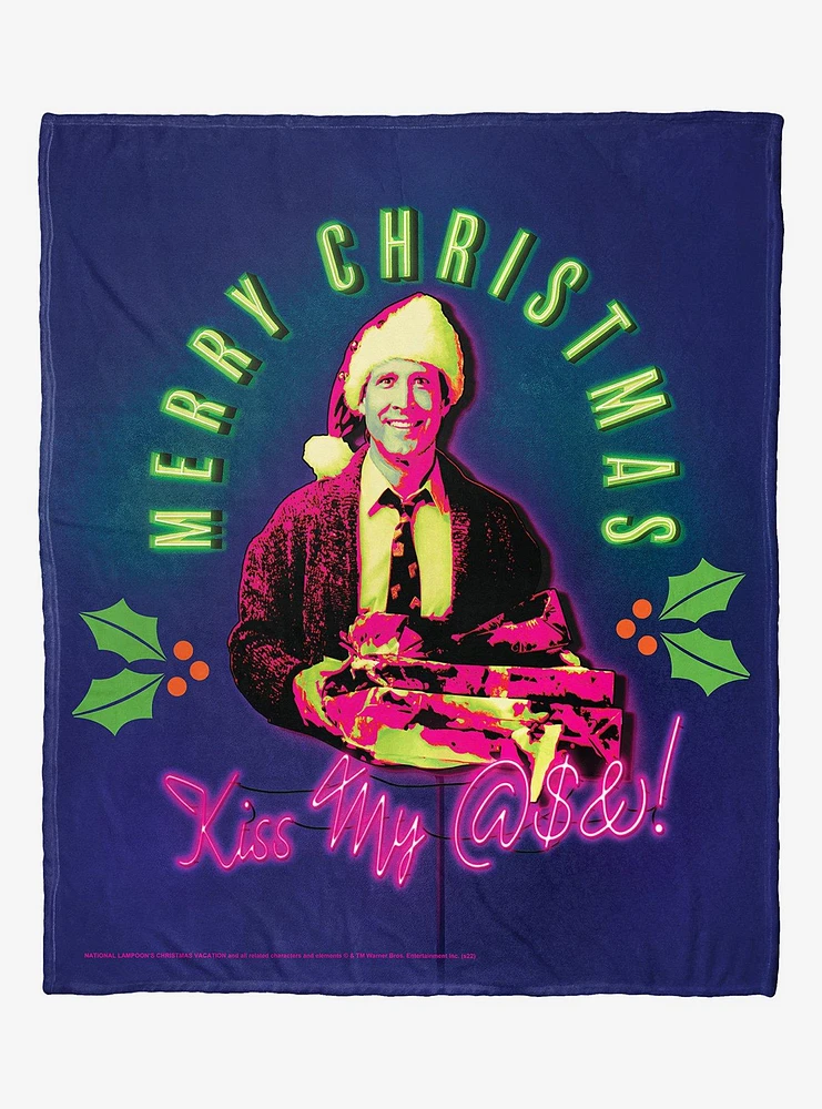 National Lampoon's Christmas Vacation Bitter Christmas Silk Touch Throw Blanket