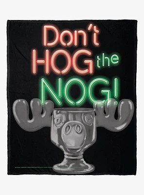 National Lampoon's Christmas Vacation Don't Hog The Nog Silk Touch Throw Blanket
