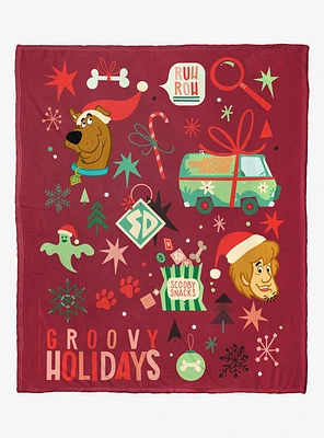 Scooby-Doo! Groovy Holidays Silk Touch Throw Blanket