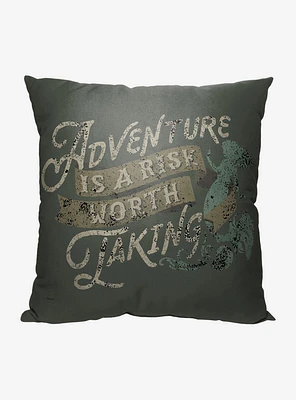 Disney The Little Mermaid Risk Worth Taking Printed Throw Pillow