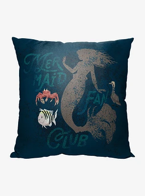 Disney The Little Mermaid Mermaid Fan Club Printed Throw Pillow