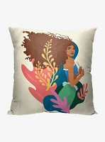 Disney The Little Mermaid Curious Printed Throw Pillow