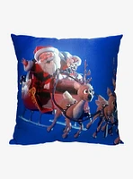 Year Without A Santa Claus Here Comes Santa Printed Throw Pillow