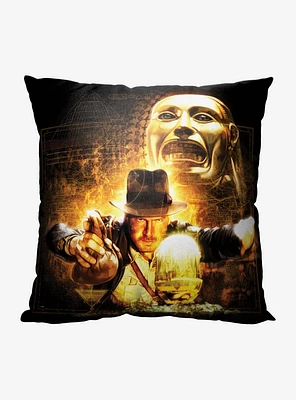 Disney Indiana Jones Dangerous Trade Printed Throw Pillow
