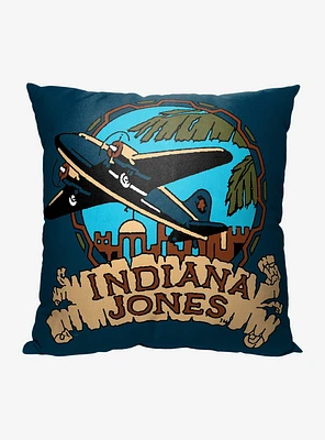 Disney Indiana Jones To The Next Adventure Printed Throw Pillow