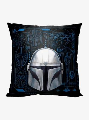 Star Wars The Mandalorian Mando World Printed Pillow