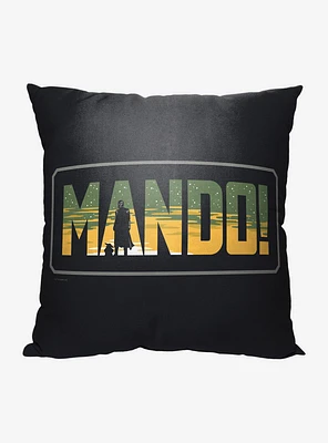 Star Wars The Mandalorian Mando Printed Pillow