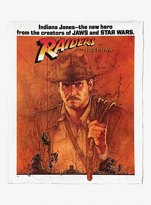 Disney Indiana Jones Raiders Of The Lost Ark Silk Touch Throw