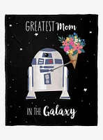 Star Wars Best Mom In The Galaxy Silk Touch Throw Blanket