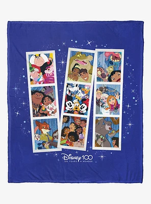 Disney100 Mickey Mouse Photo Strips Silk Touch Throw Blanket