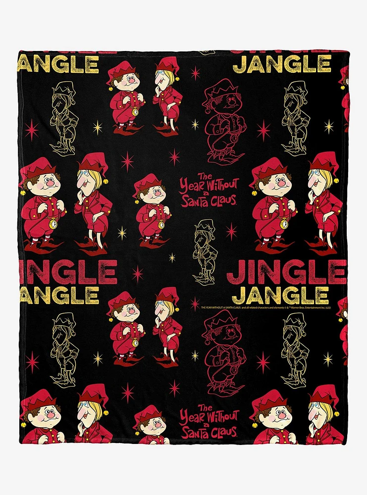 The Year Without A Santa Claus Jingle And Jangle Silk Touch Throw