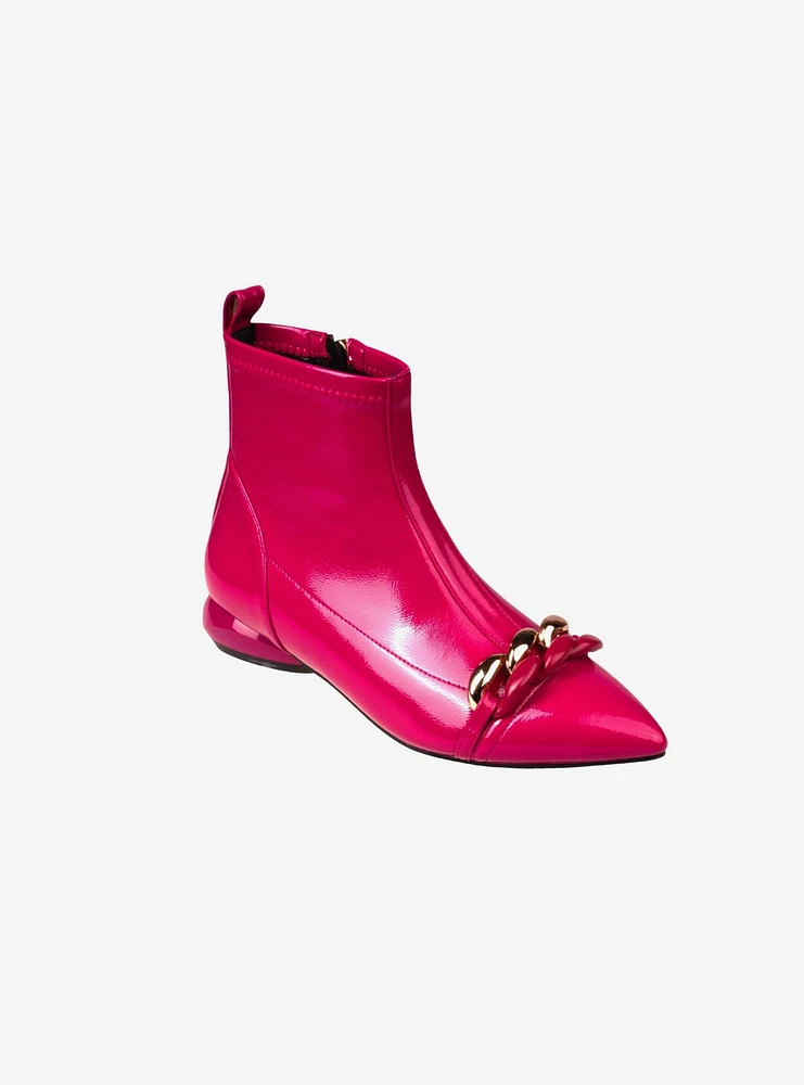 Milan Ankle Bootie Fuchsia