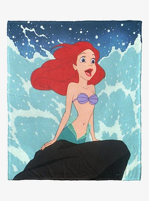 Disney The Little Mermaid Classic Part Of Your World Silk Touch Throw Blanket