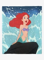 Disney The Little Mermaid Classic Part Of Your World Silk Touch Throw Blanket