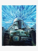 Star Wars The Mandalorian Hyperspeed Silk Touch Throw